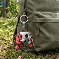 FENGHA Football Keychain, Cute Graduation Gifts Bag Hanging, OrnamentsA Pendant Acrylic 2D Flat Foot