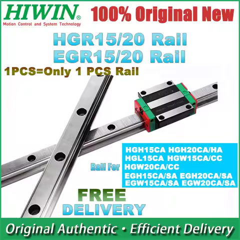 HIWIN Original Linear Rail HGH15CA HGH20CA HGH20HA HGW15CC HGW20CC HGW20HC HGL15CA EGH15CA EGH20CA E