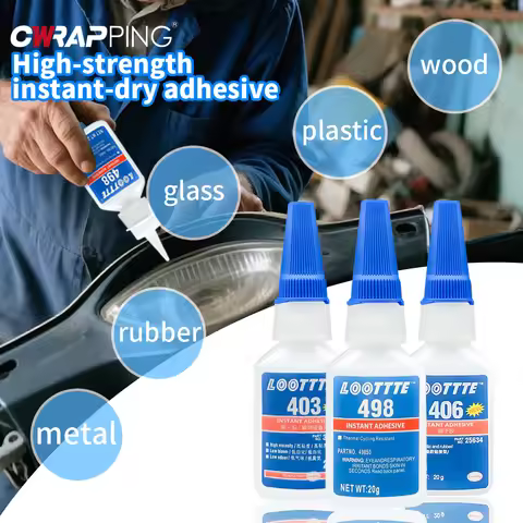 20ml 401 Universal Instant Strong Super Glue Superglue Mighty Instant Glue for Resin Ceramic Metal G