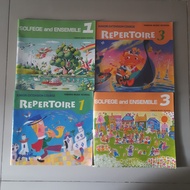 Buku Yamaha Junior Extension Course JXC 1 2 3 4 Repertoire Solfege Mus