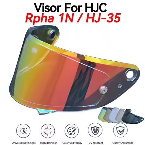 RPHA 1N Visor For HJC RPHA 1N Rpha1N HJ-35 HJ 35 Helmet Visors Sunshield Motorcycle goggles plating 