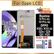Original LCD For Realme 10 Pro 5G 9 Pro 5G OPPO K9S K10 4G Q3s Q3t Q5 V25 LCD Display