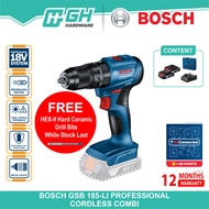 [ GH HARDWARE ] BOSCH GSB 185 LI Cordless Impact Drill With 2.0Ah Battery