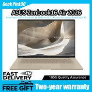 ASUS Zenbook16 Air 2026 SnapdragonX2 Elite Extreme2.8K 1100 nits OLED AI ultra-thin laptop Snapdrago