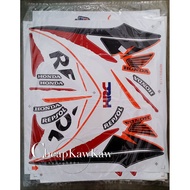 Honda Dash 110 REPSOL ( 1 ) Body Cover Set Stripe Sticker