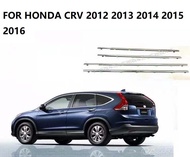 4ชิ้น * สำหรับ Honda CRV 2012 2013 2014 2015 2016รถภายนอกแม่พิมพ์หน้าต่าง Weatherstrip สายพานซีล Weather Strip พลาสติก Trim