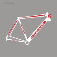 Wellsunny Cannondale โครงรถจักรยานสติกเกอร์สำหรับจักรยานเสือภูเขา/จักรยานเสือหมอบฟื้นฟู