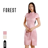 Forest Dress Perempuan | Forest Ladies Jacquard Cheongsam Dress Women Cheongsam - 885096