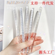 Transparent Transparent plastic triangle Ruler 15cm Ruler 15cm Ruler Elementary School Students Firs