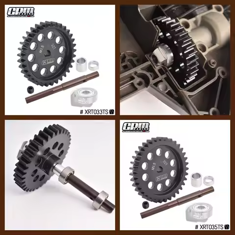 GPM 40Cr Carbon Steel M1.5 Spur Gear 33T/35T For TRAXXAS X-MAXX 6S 8S XRT