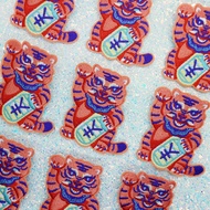 Maneki Tora Embroidery Patch Pin