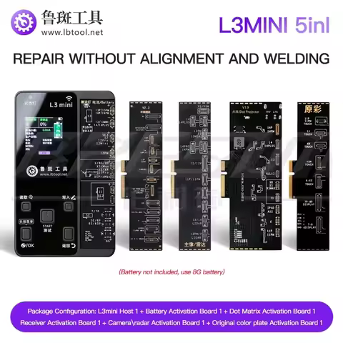Luban L3Mini Smart Programmer is suitable for iPhone X/XS/XR 11 12 13 14 Pro Max Face ID Repair batt