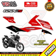 Striping GSX S 150 Variasi - Stiker Motor GSX 150 S Desain Mission Winnow