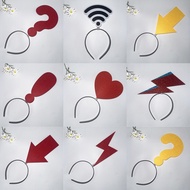 Creative Symbol Funny Anti-Lost Arrow Headband Influencer Headwear Hair Accessories Cute Question Ma