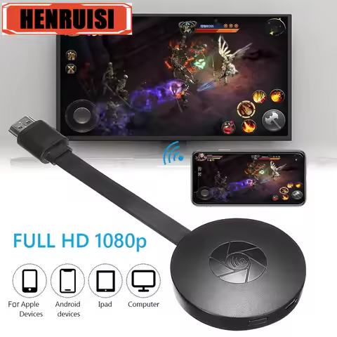 1080P G2 For MiraScreen Display Anycast Wifi hdmi-compatible Portable Miracast Dongle Compatible For