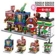 NEW SP LEGO SEMBO BLOCK MINI CITY STORE TOKO PIZZA 7 11 BIR CANDY
