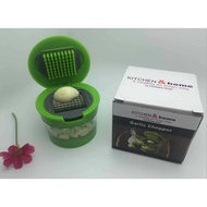Garlic Chopper Garlic Press Multi-Function Garlic Chopper 2 Set Blades Cut Garlic Kitchen Gadget Gar