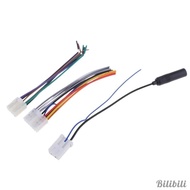 [Bilibili1] Car Stereo CD Player Wiring Harness Speaker Accessories and Adapters fit Cyan /