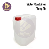 CHEFTURF KITCHEN - 30 LITER PLASTIC WATER CONTAINER / TONG AIR /JERRY CAN