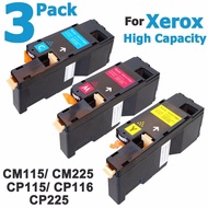 ☒∋【Malaysia Spot】 3 Pack for Xerox CM115 w CM115w CM225 fw CM225fw CP115 CP115w CP116 CP116w CP225 C