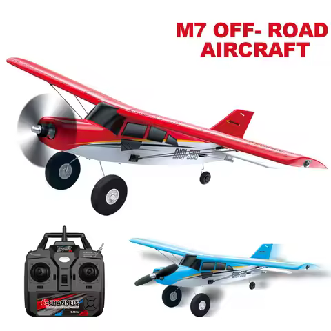 Qidi560 RC Plane Moore M7 Off-road 4CH Remote Control Airplane Brushless Fixed Wing Aircraft Model E