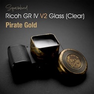 Squarehood Ricoh GRIV V2 Pirate Gold Glass Clear Lens Hood GR4