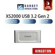 Kingston XS2000 USB 3.2 Gen 2 Pocket Sized Portable External SSD (SXS2000/500G/1TB/2TB)
