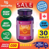 WELLNESS EXCELL C 1000 MG EXCEL VITAMIN C 1000MG ANTIOKSIDAN DAYA TAHAN TUBUH COLLAGEN 30 TABLET