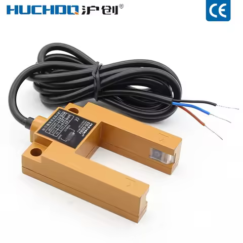E3S-GS30 color code groove type photoelectric switch sensor DC three wire NPN/PNP NO/NC slot type de