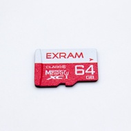EXRAM Micro SD Cards Genuine 32GB, 64GB, 128GB - High-Speed Class 10 for Surveillance, Cameras, Dash Cams - Reliable Storage Solution, Fast ReadWrite
