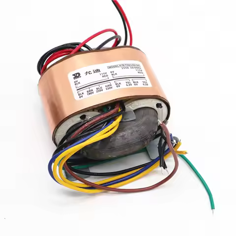 12AX7 12AU7 vacuum tube preamplifier 55W transformer output 0-180V-250V-330V/ 0-6.3V/ 0-6.3V R-shape