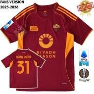 Asrm Home Jersey 2025 2026 Full Patch Football Shirt with Name and Back Number Screen Printing 25 26