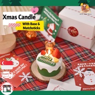[SG] Christmas Candle 🤶 Scented Candle Christmas Gift Christmas Cake Candle Gingerbreadman