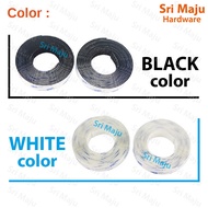 MAJU 3M 9448A 25mm Black White Hoop & Loop Velcro Fastener Mosquito Net Double Side Tape Pelekat Sof