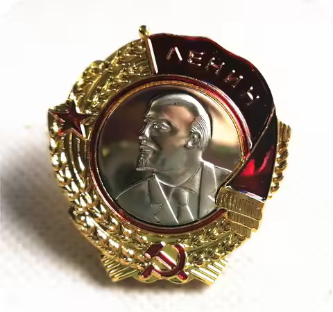 Soviet Order of the Red Banner Screw Back Badges CCCP Orden Lenina USSR Order of Lenin Pre Soviet Un