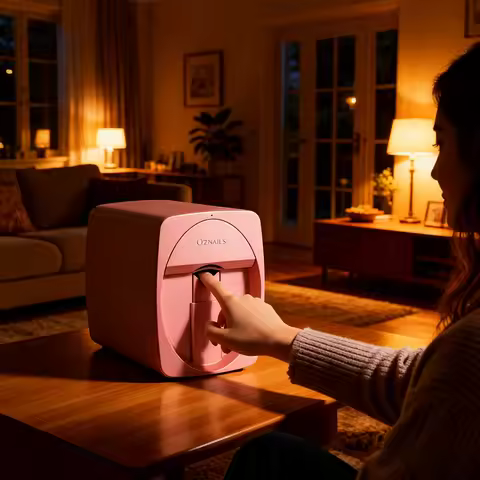 O2Nails The Ultimate Nail Solution:3D Printer with 2400DPI&Mobile App.Achieve Perfect,Professional-G