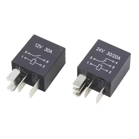 1 PC 4 Pin/5 Pin 30A 12V/24V Violet Series 4-pin/5-pin Automotive Relay