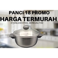 STAINLESS STEEL COOKING POT SIZE 18 CM