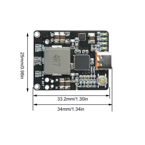 IP2369 45W 2S~6S lithium battery Charger/Discharger module USB Type-C PD fast charging 3S 4S 5S Li-i