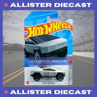 HW Hot Wheels Tesla Cybertruck Silver Zamac Hotwheels Tesla Cybertruck Silver Metal RollingHW