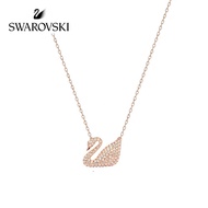 Swarovski Symbol Symbol Swan Silver Necklace Crystal Necklace Handmade Jewelry Moissanite Necklace W
