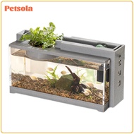Micro Landscape Fish Tank Tank Landscaping Decorative Fish Breeding Box Small Fish Tank for Bathroom