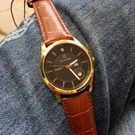 Đồng Hồ Nam Sunrise DM784SWA day da Full hộp  túi  thẻ bảo hành hãng  Sapphire chống xước  chống nướ