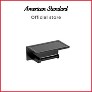 American Standard ที่ใส่กระดาษชำระแบบเดี่ยว พร้อมชั้นวาง สีดำด้าน รุ่น Concept Square | K-0498-84-BK