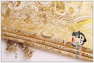 Vải Sợi Vàng Hoa Điều Bốn Màu Cổ Trang Lễ Phục Sân Khấu Trang Phục Cos Vải/Vải Lụa Vàng Hoa Tì Bà