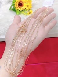 Dây chuyền Nữ Xuping Tơ Vàng Xinh Đẹp Đeo Như Thật - Xi Bằng Vàng 18K - Bảo Hành 01 Năm - Không Phai
