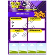 TEMPLATE CANVA OPR PREMIUM | Laporan Program Sekolah Profesional | Editable & Siap Guna
