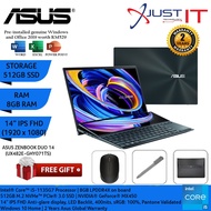 Asus Zenbook Duo 14 Ux482E-Ghy071Ts I5-1135G7 8Gd4 512SSD Mx450 2Gd5 - Blue