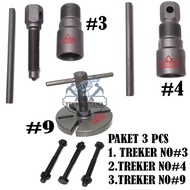 Tracker Magnet Multipro/Yukido No. 9 + Treker magnet no#3 + treker magnet no#4 untuk vario mio jupit
