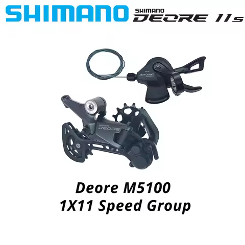 SHIMANO DEORE M5100 11Speed Derailleur SHADOW RD-M5100 SGS 1x11S SL-M5100-R RD-M5120 11 Speed Mounta
